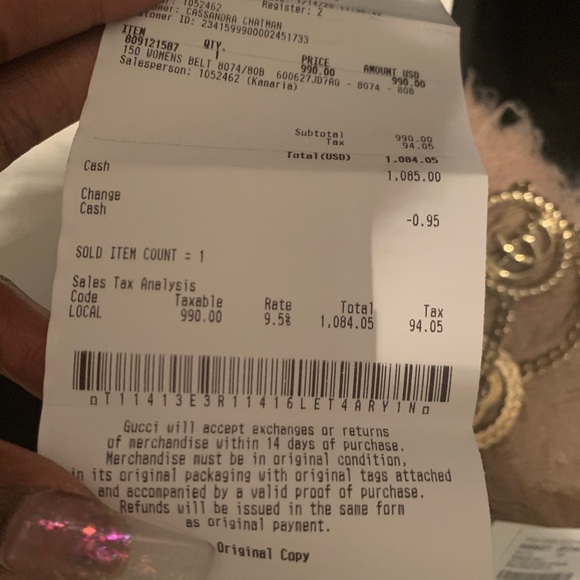 NEW💕Gucci GG chain belt💕 - Picture 5 of 8